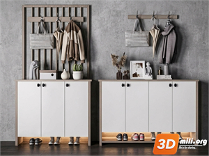 Shoe cabinet Skp Files